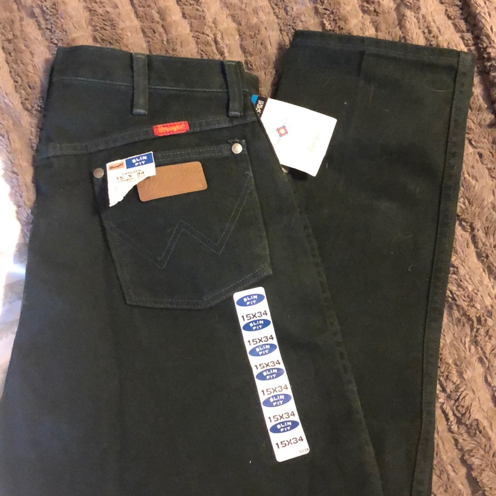 Women’s green wranglers